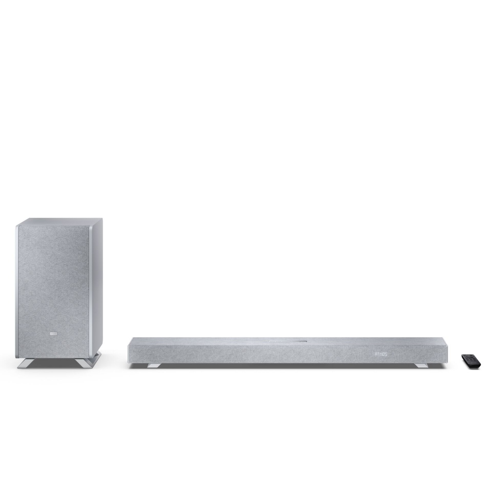 Sharp kõlar HT-SBW53121(SL) Q 3.1.2 Dolby Atmos/ DTS:X Soundbar with Wireless Subwoofer, hõbedane |