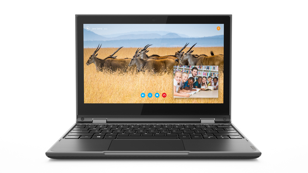 Lenovo sülearvuti 11,6 300e AMD 3015e, 4GB, 64GB SSD, HD, multi touch, W10PE Software GB Keyboard GB Garantii 1a, reThink