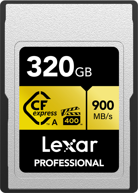 Lexar mälukaart CFexpress PRO GOLD R900/W800 (VPG400) 320GB (TYPE A)