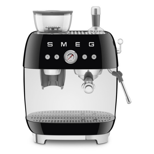 SMEG Manuaalne espressomasin EGF03BLEU kohviveskiga, 50`ndate stiil, must