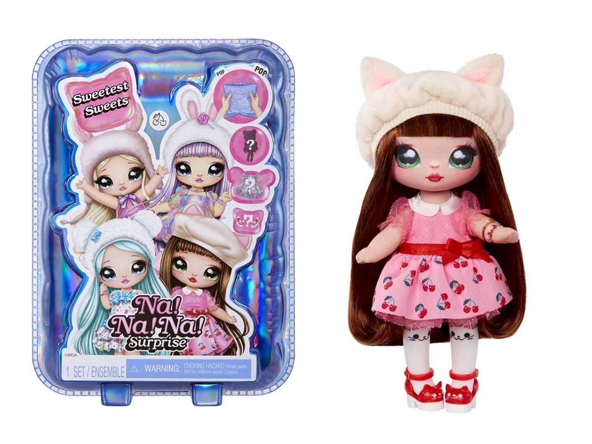 Mga mängunukk Doll Na! Na! Na! Surprise Sweetest Sweets Katie Kitten