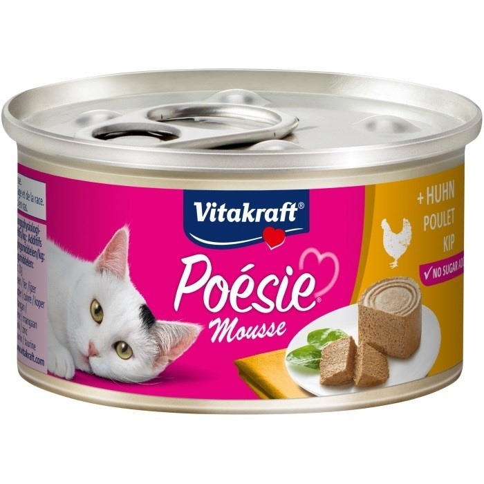 Vitakraft kassitoit Poesie Mousse Chicken, 85g
