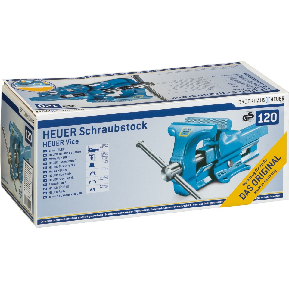 Brockhaus Heuer kruustangid 120 Vice with replaceable jaws