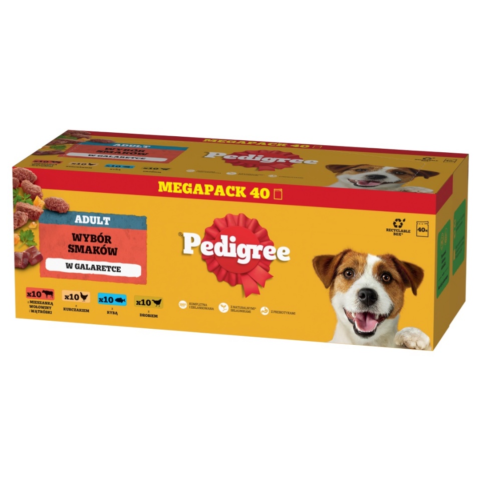 Pedigree koeratoit Vital Protection Canned Dog Food in Jelly, 40x100g 