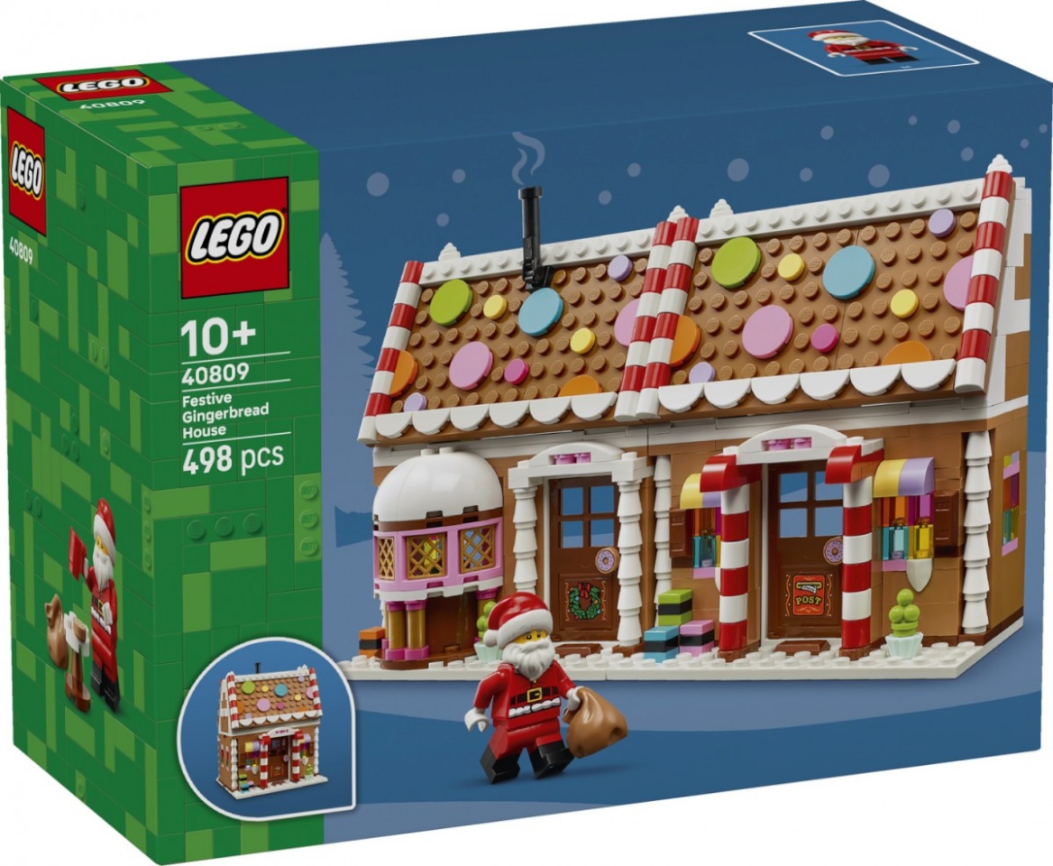 LEGO klotsid 40809 Weihnachtliches Lebkuchenhaus