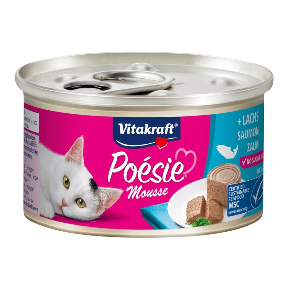 Vitakraft kassitoit Poesie Mousse Salmon, 85g