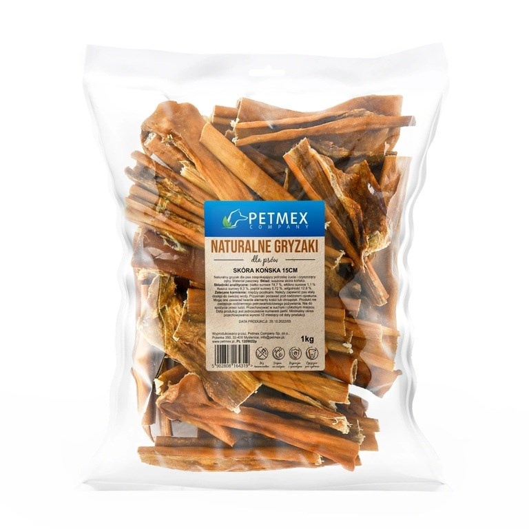 Petmex maius koerale Horse Skin 15cm, 1kg
