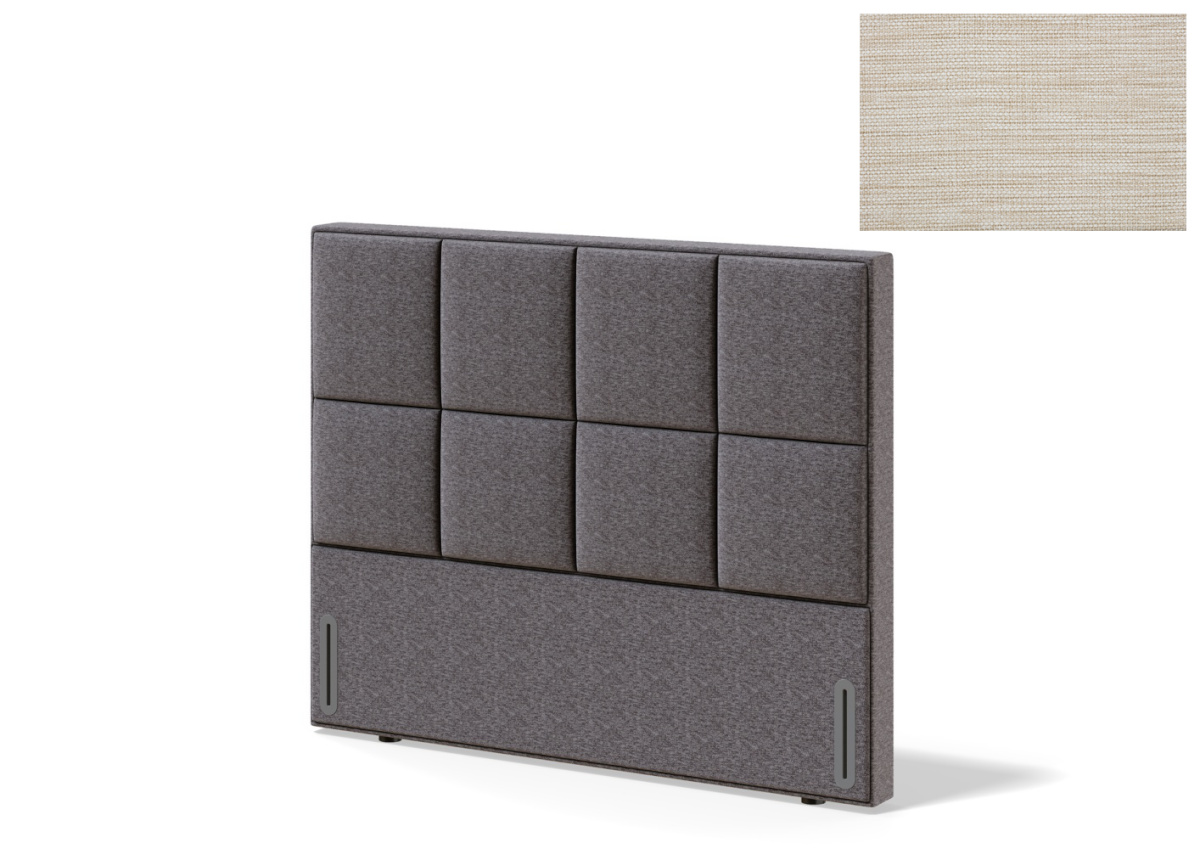 Sleepwell voodiots RED/BLACK KRONANG, 121x12x130cm, MANGO helebeež