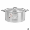 Kinvara kastrul kaanega Hõbedane alumiinium 18 L 3 Ühikut