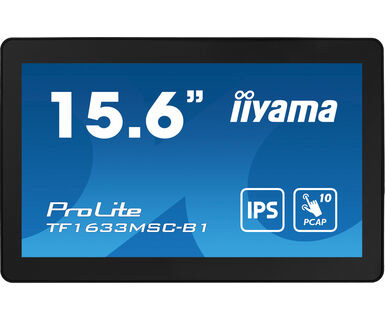 iiyama monitor 39.5cm (15,6") TF1633MSC-B1 16:9 Touch HDMI+DP bl Retail