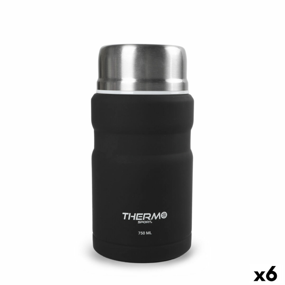 ThermoSport toidutermos must teras 750ml (6tk)