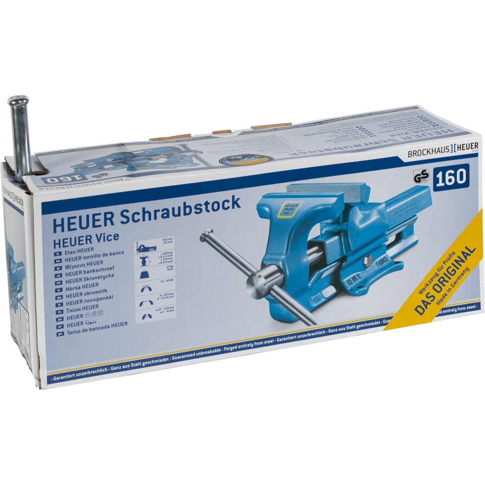 Brockhaus Heuer kruustangid 160 Vice with replaceable jaws