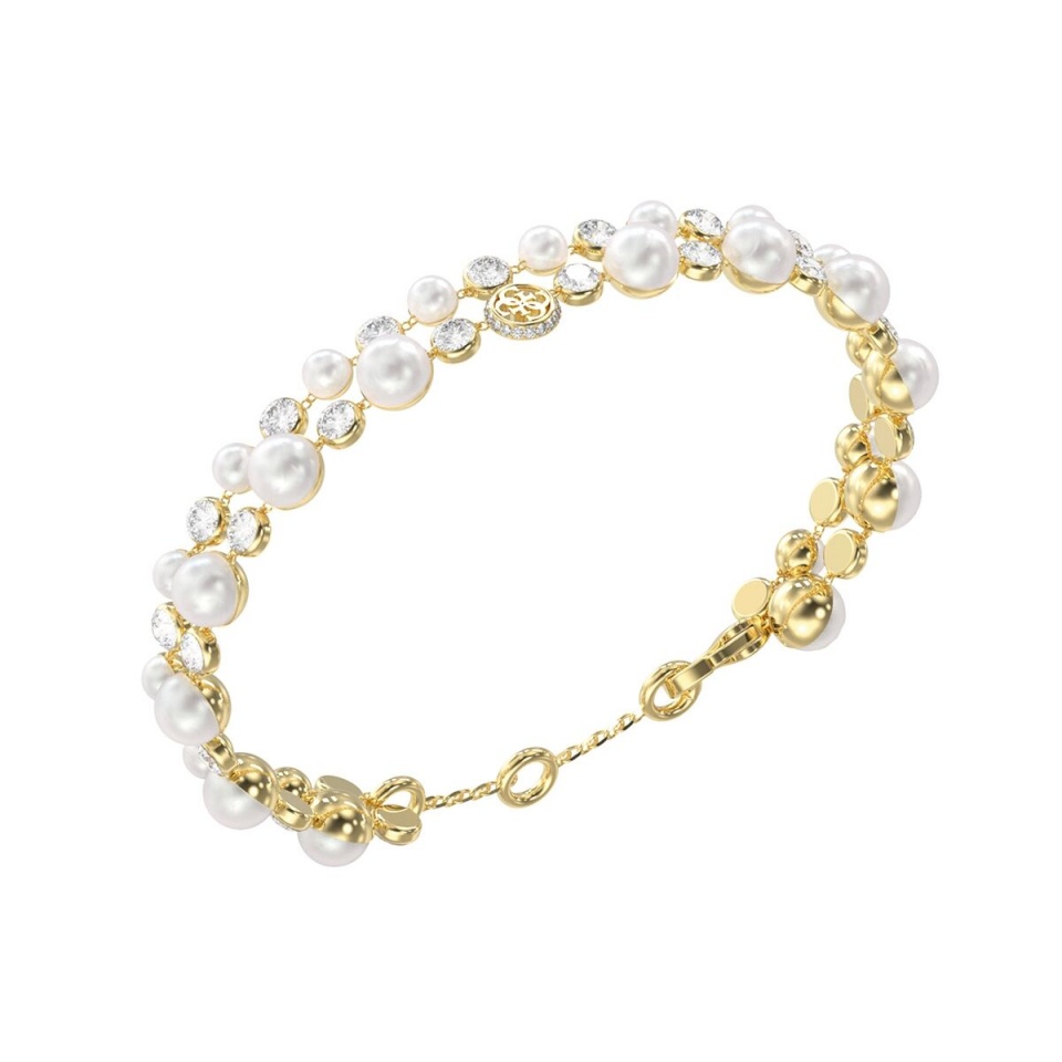 Guess naiste käevõru JUBB05577JWYGS valge