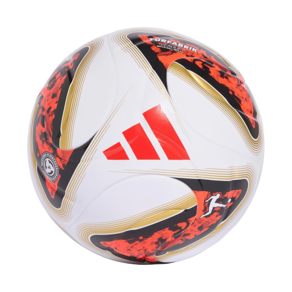 Adidas jalgpall Bundesliga 26/27 Torfabrik League Box valge-oranž-kuldne HY5057 4