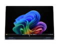 HP sülearvuti OmniBook X Flip x360 NG AI 14-kc0001nnx - Ryzen AI 7 450, 32GB RAM LPDDR5X 8533 on-board, 1TB, Touch / 14" 3K (2880x1800) OLED Brightview LBL, Athmospheric sinine - 5MP IR TNR, Not Included 65W AC Adapter, Win 11 Home, 1 years
