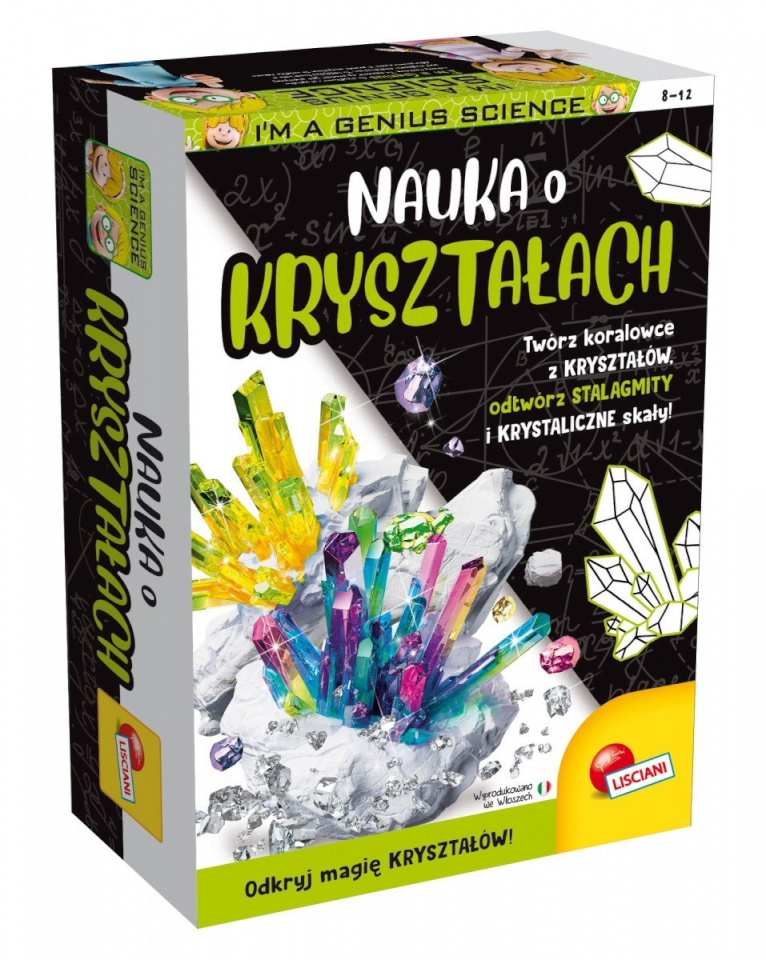 Lisciani Set scientific Im a Genius learning about kryształach