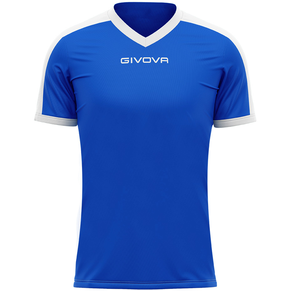 Givova T-särk Revolution Interlock sinine-valge MAC04 0203 suurus XS