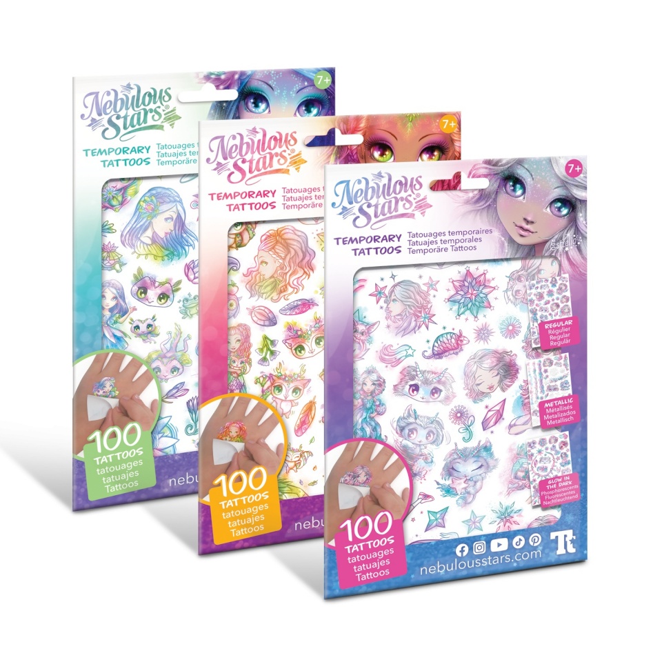 Nebulous Stars NEBULOUS STARS Temporary Tattoos - Asst., 11410