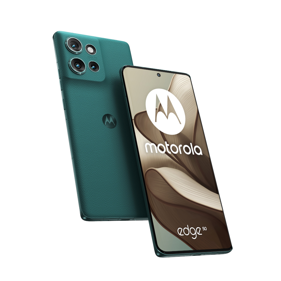 Motorola mobiiltelefon edge 50 16.9cm 6.67" Dual SIM Android 14 5G USB Type-C 12GB 512GB 5000mAh roheline