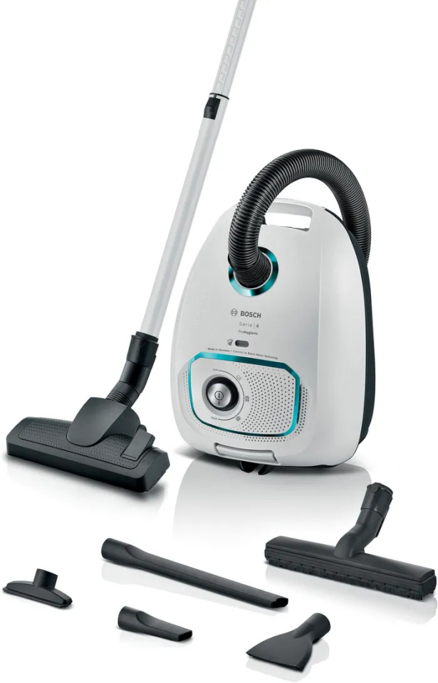 Bosch Serie 4 BGB41HYG1H 600 W valge bagged tolmuimeja cleaner