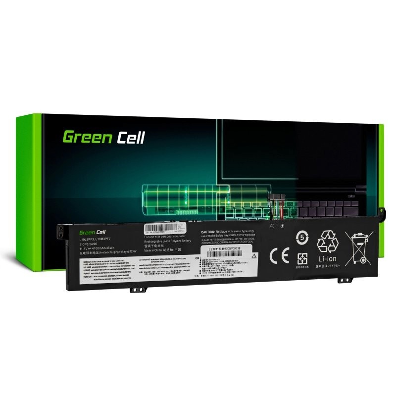 Green Cell sülearvuti aku L19M3PF7 11,1V 4100mAh for Lenovo IdeaPad Gaming 3-15 15p
