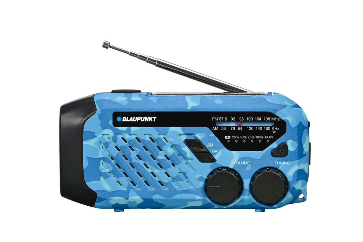 Blaupunkt raadio alarmowe ER10BC, sinine camo