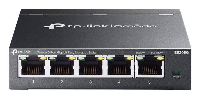 TP-Link switch Omada ES205G network Managed Gigabit Ethernet (10/100/1000) must