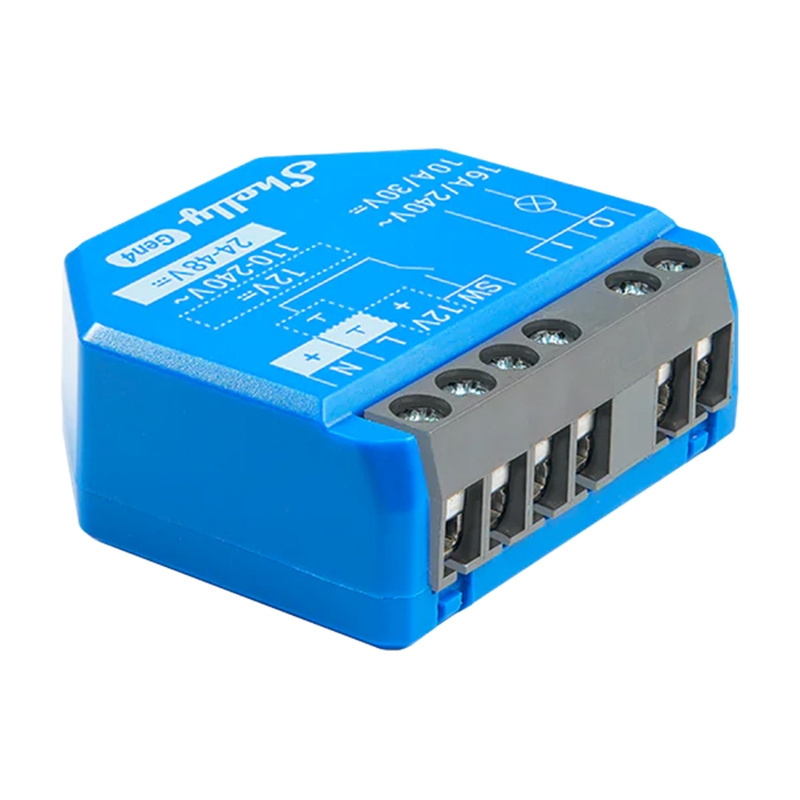 Shelly nutikodu moodul 1 Gen4 Controller Zigbee/Matter, sinine