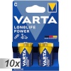 Varta patarei 10x2 Longlife Power Baby C LR 14 VPE Innenkarton