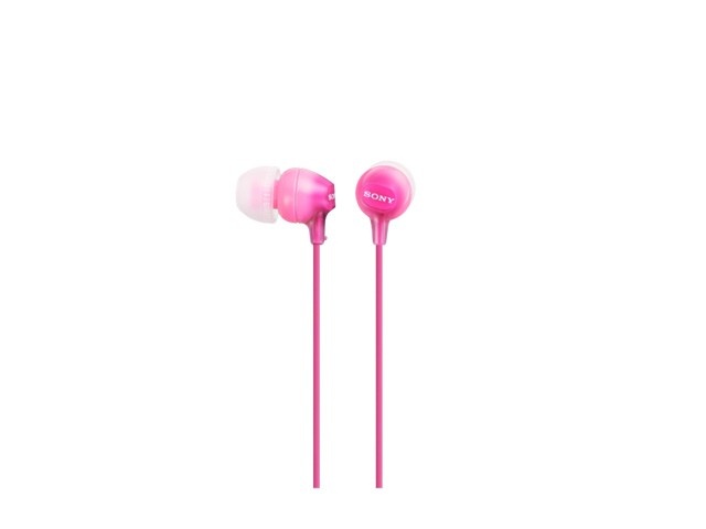 Sony kõrvaklapid Earphones MDR-EX15LP roosa