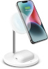 SBS juhtmevaba laadija Charging Stand 2in1, valge