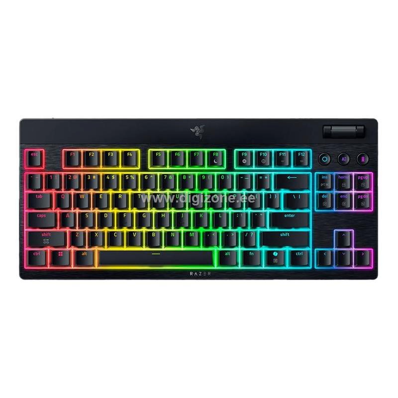 Razer klaviatuur BlackWidow V4 LP TKL HyperSpeed Green Switch US