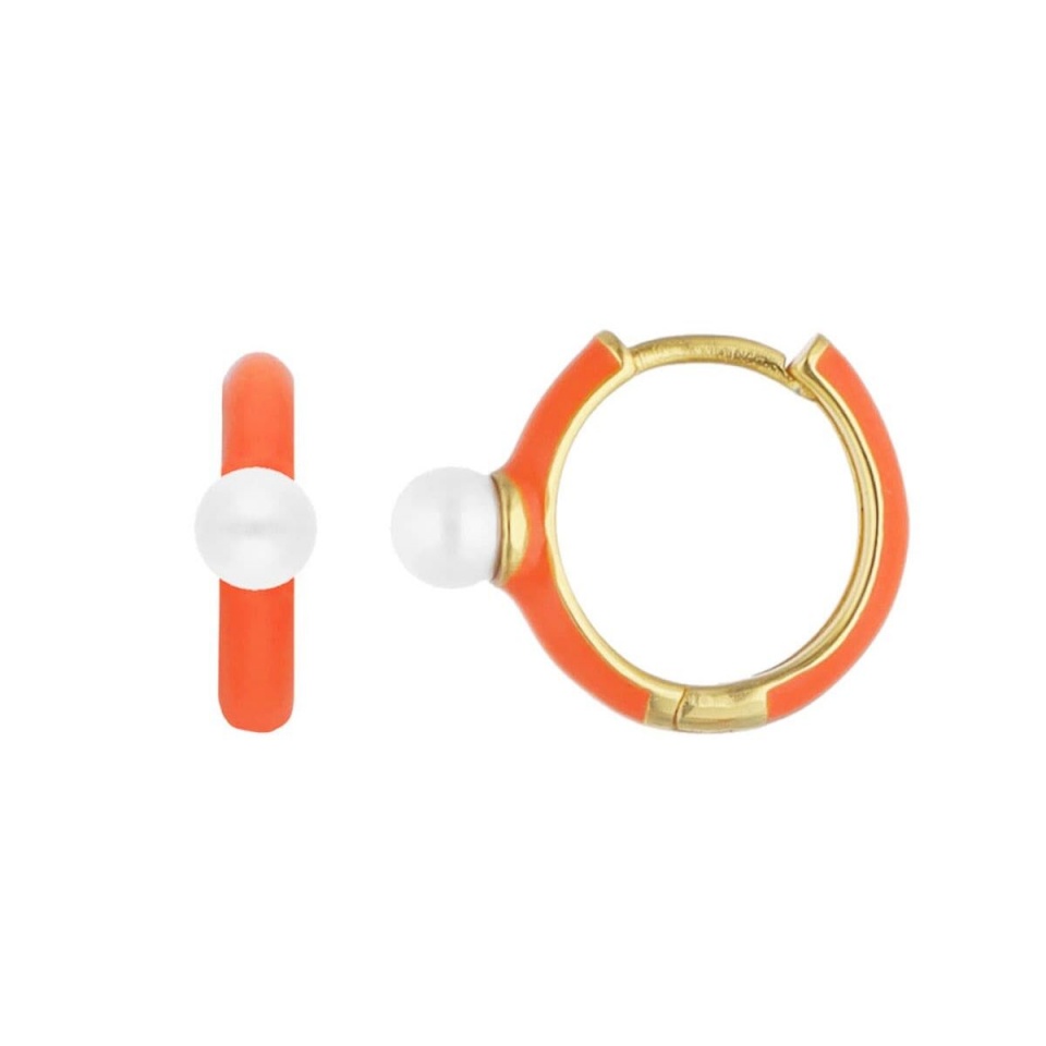 Majorica naiste kõrvarõngad 17348.01.1.E00.000.1 oranž