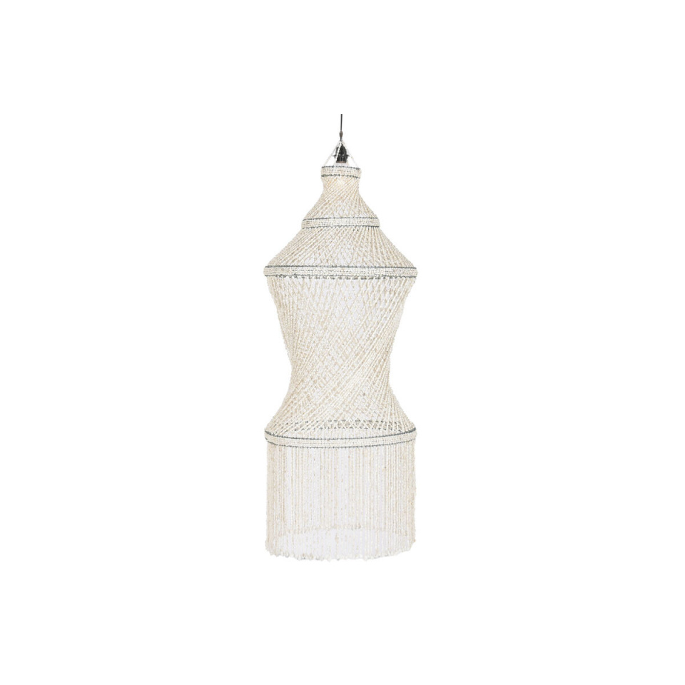 Home ESPRIT laelamp valge Teokarbid 50 W 52x52x140cm