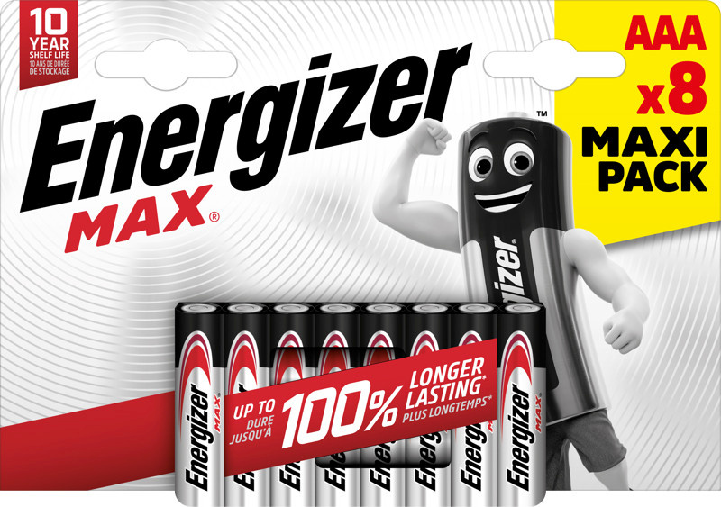 Energizer patarei Energizer Max Alkaline AAA CHP8