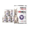 John Dog kassitoit 99 Menu Turkey - Wet Cat Food- 6x400g