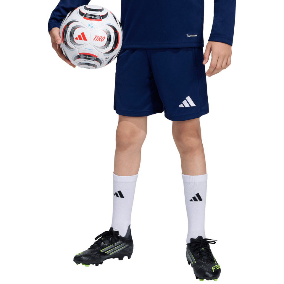 Lühikesed püksid Kids Adidas Entrada 26 tumesinine JZ9130 152cm