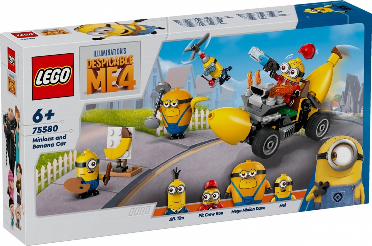 LEGO klotsid 75580 Minions und das Bananen Auto
