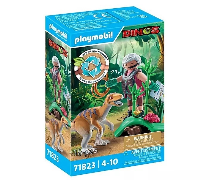 Playmobil klotsid 71823 Set with Dinos 71823 Welociraptor