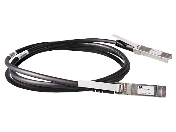 HP Enterprise Z 10G SFP+ to SFP+ 3m Direct Attach Copper InfiniBand-Kabel SFP+ Schwarz