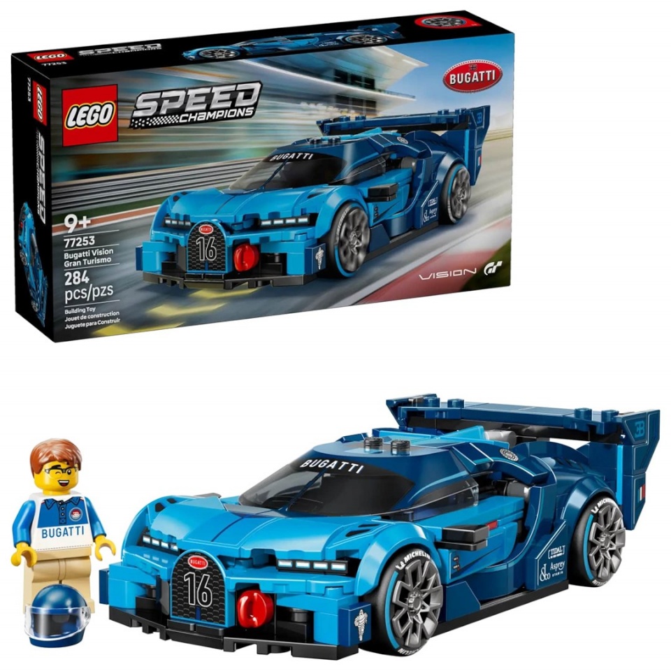 Lego klotsid SPEED CHAMPIONS 77253 Bugatti Vision GT Hyper Sports Car