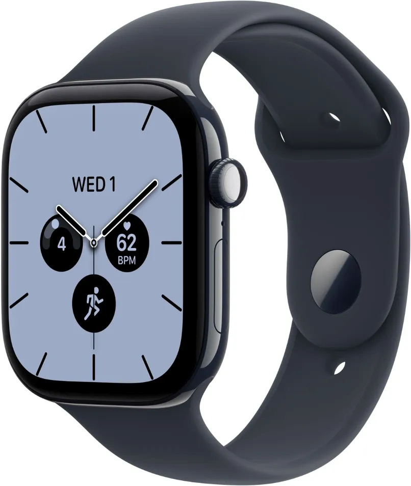 Apple Watch Series 12 46mm GPS + Cellular, M/L, Night Blue Ceramic Case, Navy Blue Sport Band, sinine