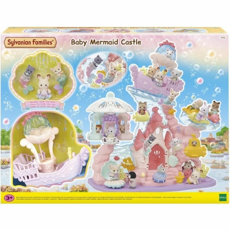 Sylvanian Families mänguasjade komplekt Sylvanian Families Babie Mermaid Castle Plastmass
