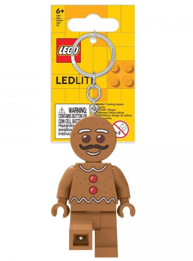Lego klotsid Dots Gingerbread Man Keychain Light