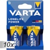 Varta patarei 10x2 Longlife Power Mono D LR 20 VPE Innenkarton