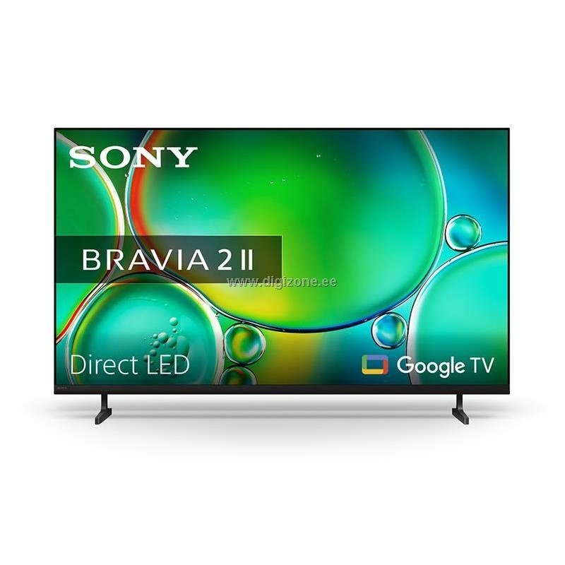 Sony televiisor K43S25M2PB.CEI Bravia 2 II S25M, 43", 4K UHD, LED LCD, must
