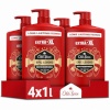 Old Spice Epic Legend Meeste dušigeel ja šampoon, 4x1000 ml