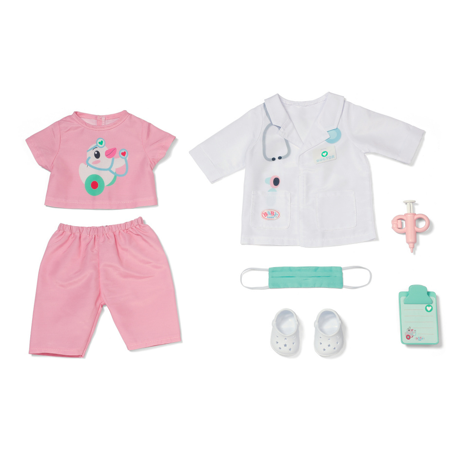 ZAPF nukuriided BABY Born Doktor-Outfit 43cm