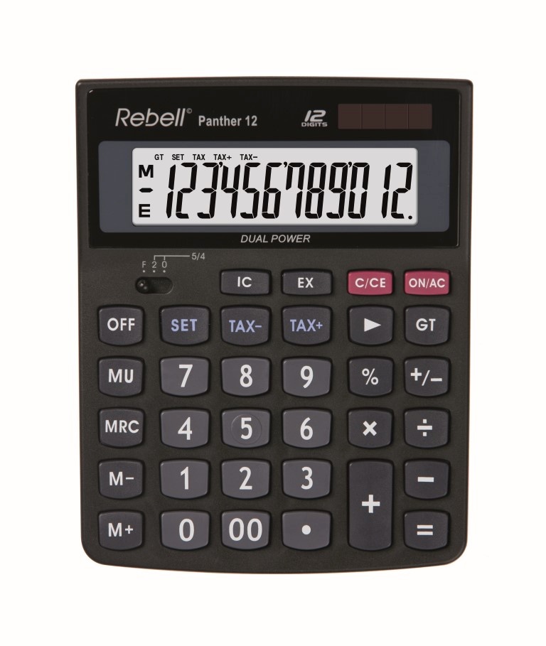 Rebell kalkulaator Panther 12 Desktop, must