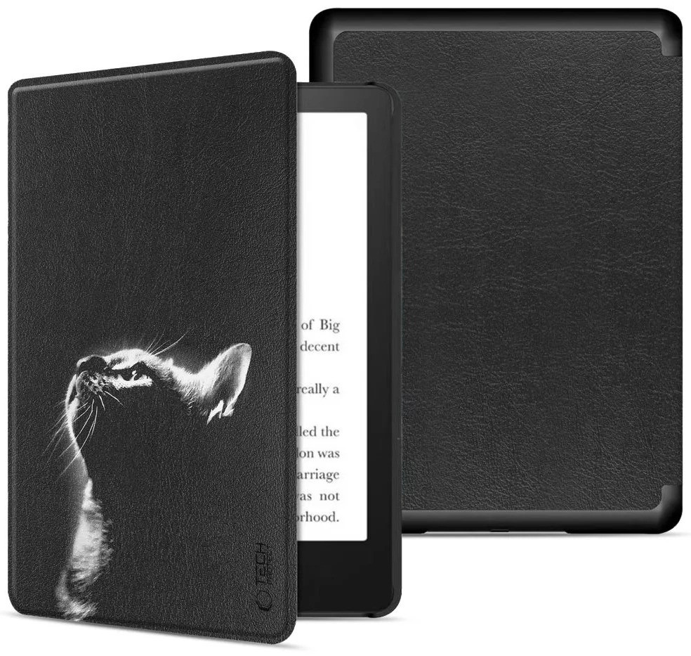 Tech-Protect kaitseümbris SmartCase Kindle Paperwhite VI/Colorsoft/Signature Edition, black cat